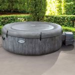 Whirlpool Intex Pure SPA Bubble GreyWood Deluxe 28440