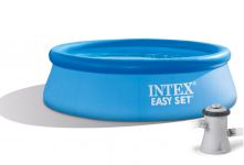 INTEX Easy Set Quick Up Pool 305x61 mit Pumpe 28118