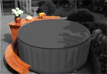 exklusives Holzset fr Outdoor Whirlpools + Bubble SPA