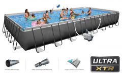 INTEX Ultra XTR Frame Pool MegaSet 975x488 + Salzwasser 26378