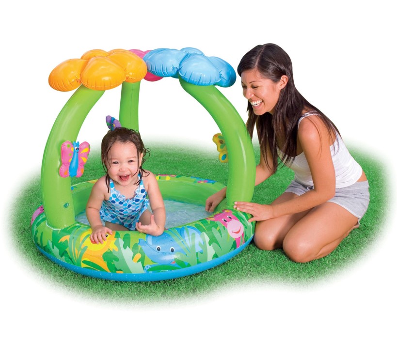 INTEX Baby Pool Jungle Flower mit Schmetterlingen 57419