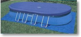 Intex Abdeckplane f?r Oval-Frame Pools 549 x 305 x 107 cm 10871