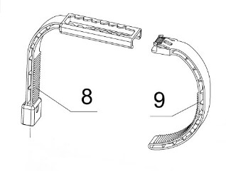 Arm + Halter Haltebügel für Intex Oberflächenskimmer an Easy Set