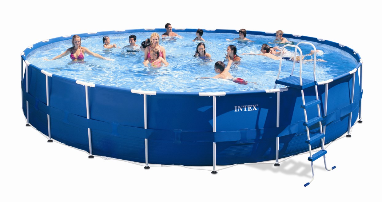 Intex Metal Frame Pool Komplett Set 732 x 132 28262 GS