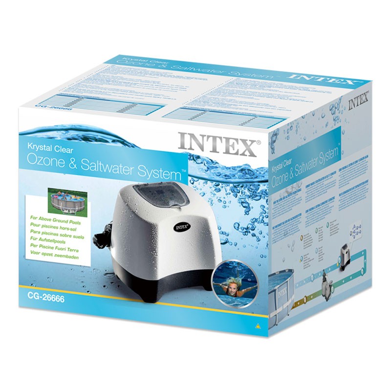 Intex 26666 Ozon und Chlorinator Salzwassersystem 