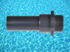38mm Schlauchadapter Verbindungsstck 1x  2" AG auf 63mm 280033