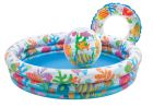 INTEX 3-Ring Poolset + Wasserball + Schwimmring 59469